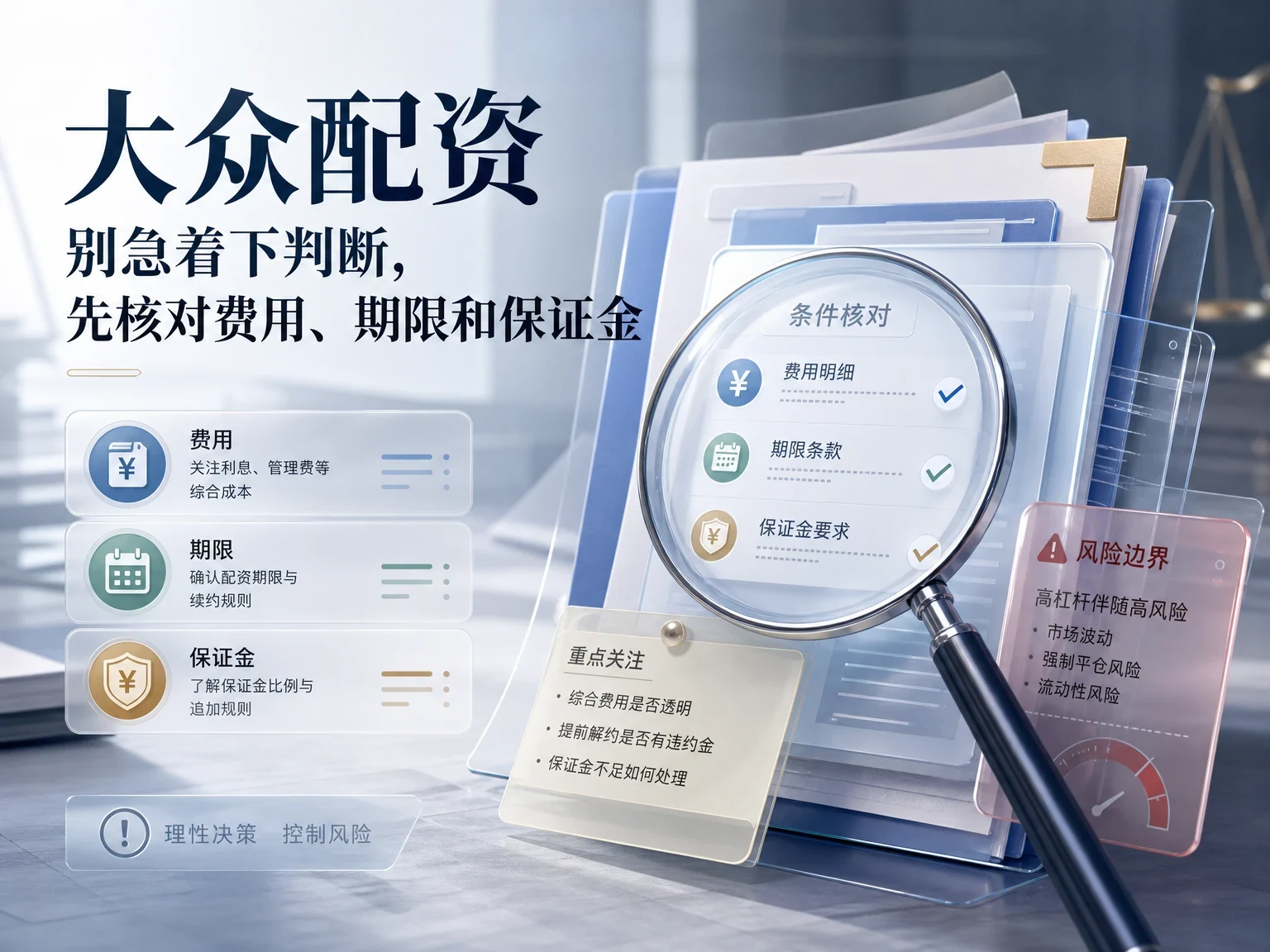 大众配资别急着下判断，先核对费用、期限和保证金 插图