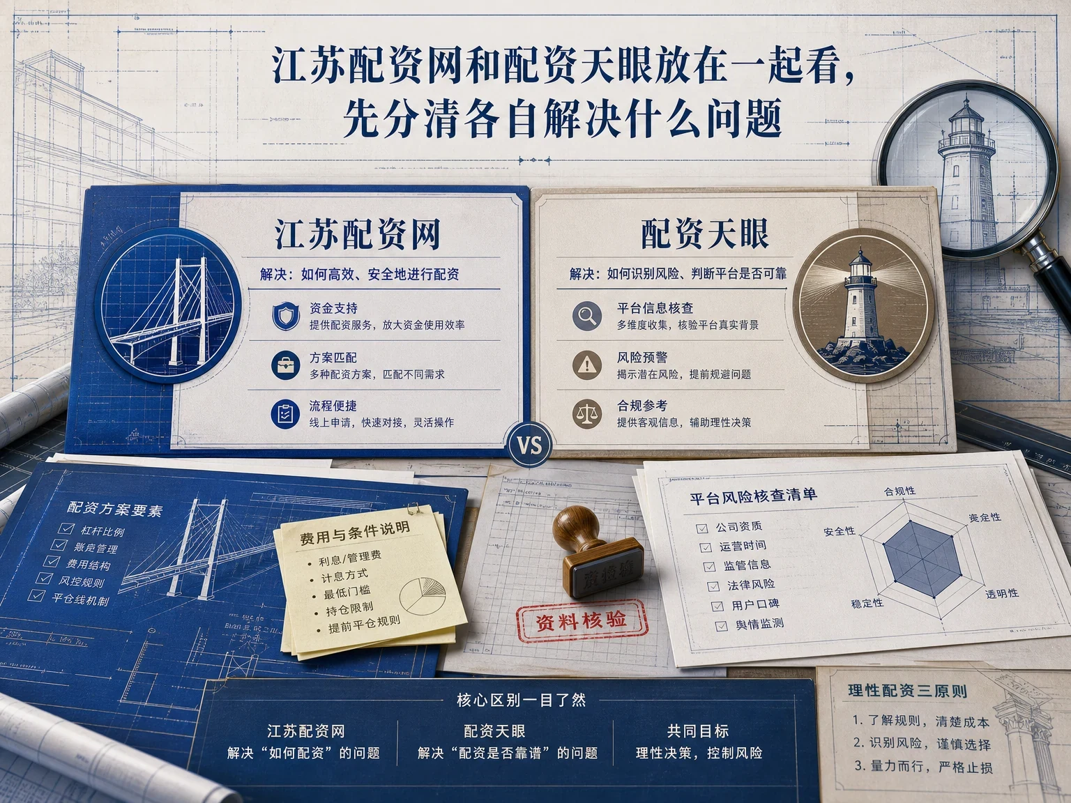江苏配资网和配资天眼放在一起看,先分清各自解决什么问题 插图